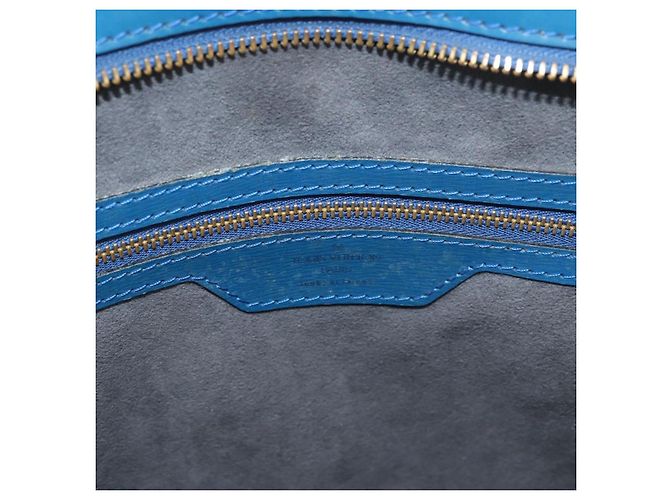 LOUIS VUITTON Epi Saint Jacques Shopping Shoulder Bag Blue M52275 LV - vista 18