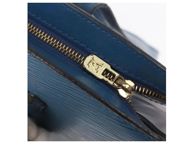 LOUIS VUITTON Epi Saint Jacques Shopping Shoulder Bag Blue M52275 LV - vista 9