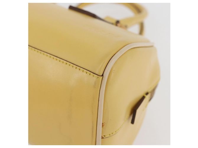 PRADA Handtasche Leder Gelbgold - Ansicht 14
