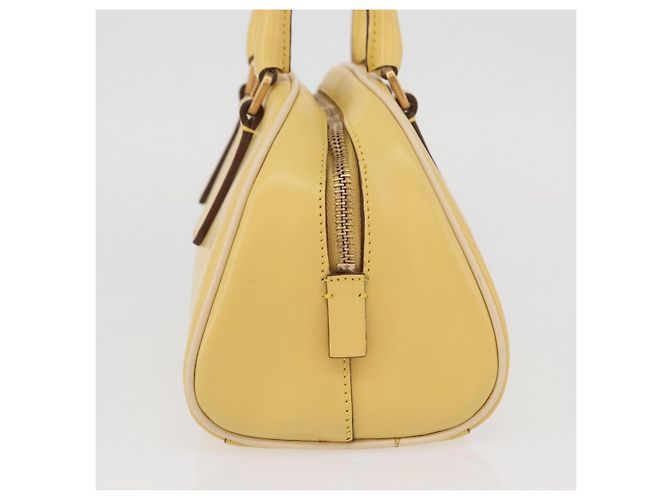 PRADA Handtasche Leder Gelbgold - Ansicht 3