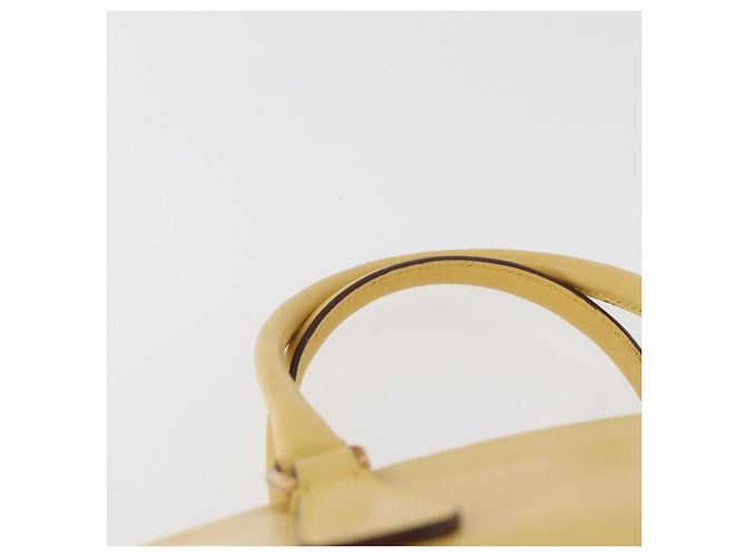 PRADA Handtasche Leder Gelbgold - Ansicht 8