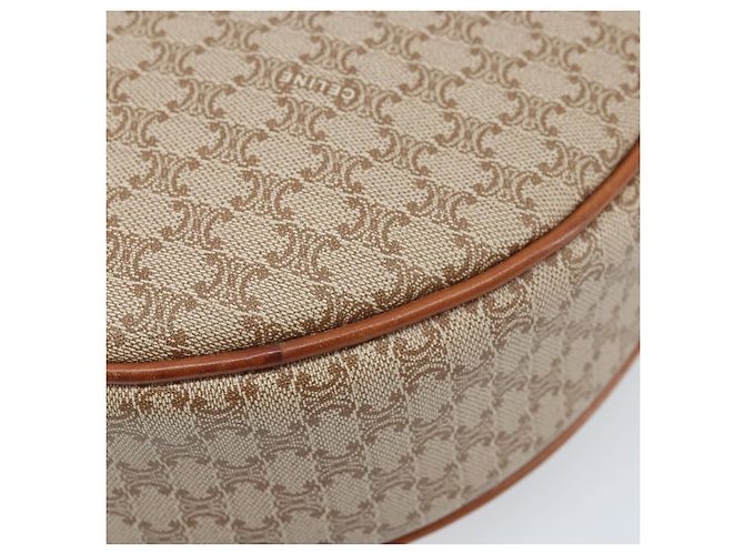 Céline CELINE Macadam Canvas Shoulder Bag PVC Beige Gold - vista 10