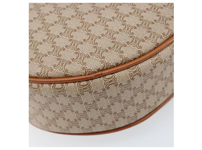 Céline CELINE Macadam Canvas Shoulder Bag PVC Beige Gold - vista 12