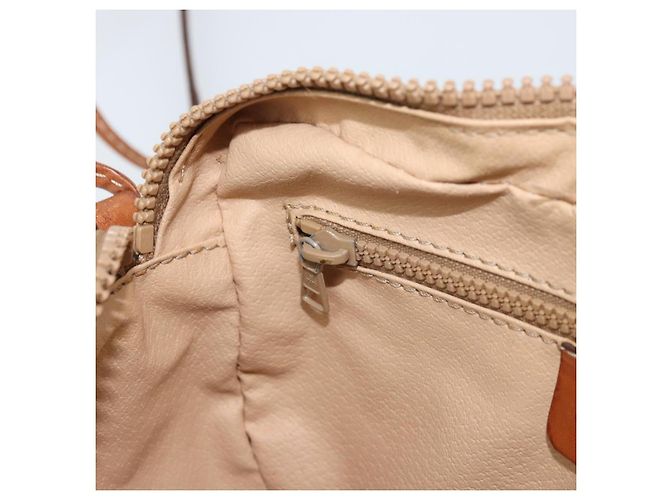 Céline CELINE Macadam Canvas Shoulder Bag PVC Beige Gold - vista 21