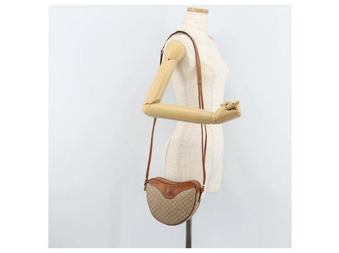 Céline CELINE Macadam Canvas Shoulder Bag PVC Beige Gold - vista 24