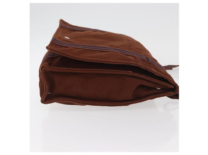 Hermès HERMES Fourre Tout Shoulder Bag Cotton Brown Silver - vista 3