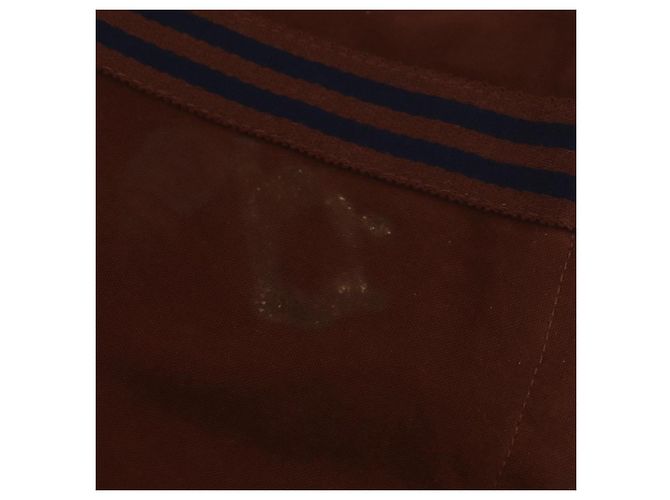 Hermès HERMES Fourre Tout Shoulder Bag Cotton Brown Silver - vista 9