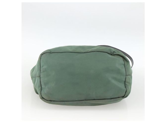 PRADA Hand Bag Nylon 2way Green Gold - vista 11