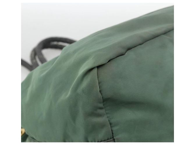 PRADA Hand Bag Nylon 2way Green Gold - vista 15