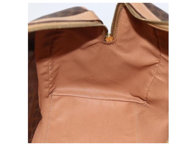 Céline CELINE Macadam Canvas Hand Bag PVC Leather Brown Gold - vista 17