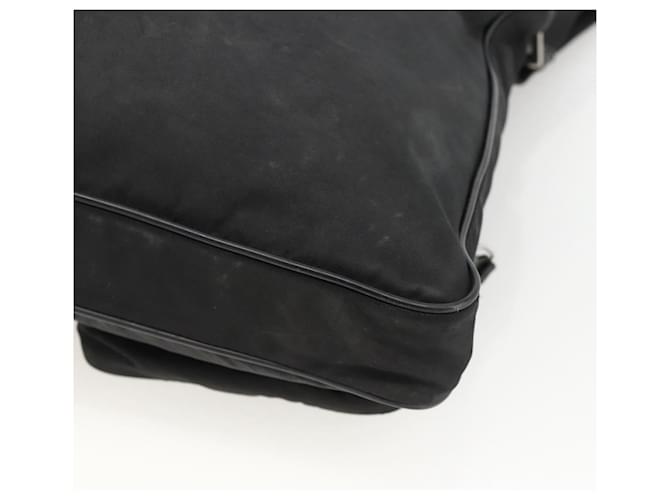 PRADA Shoulder Bag Nylon Black Silver - vista 15