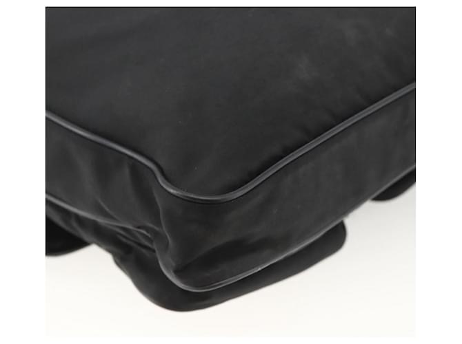 PRADA Shoulder Bag Nylon Black Silver - vista 16