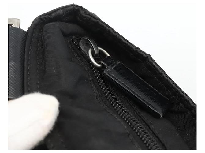 PRADA Shoulder Bag Nylon Black Silver - vista 18