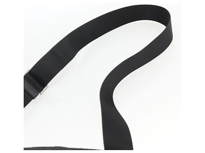 PRADA Shoulder Bag Nylon Black Silver - vista 8