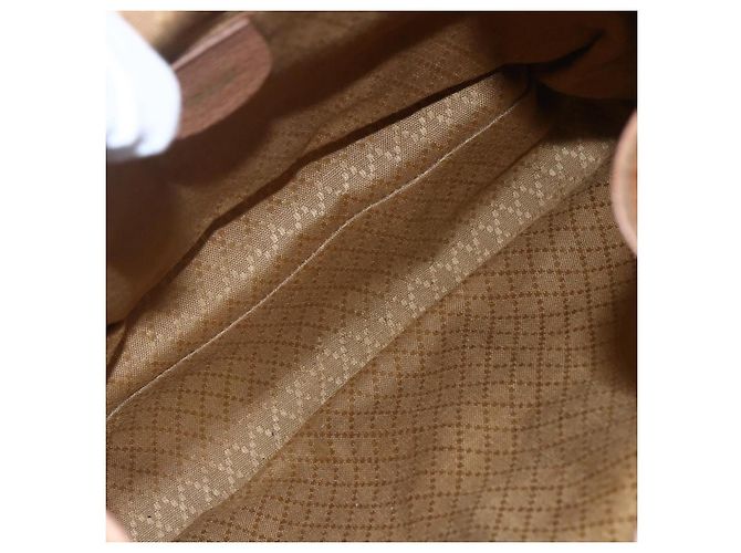 GUCCI Bamboo Backpack Suede Brown Gold 003 2058 0016 - vista 11