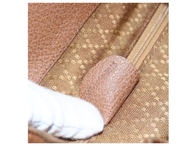 GUCCI Bamboo Backpack Suede Brown Gold 003 2058 0016 - vista 12