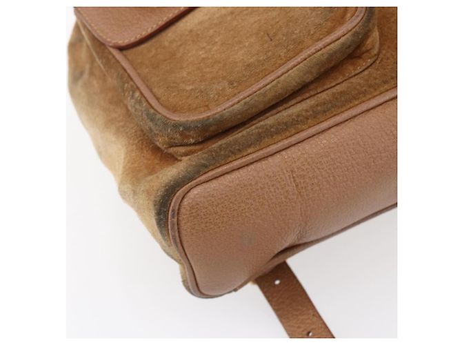 GUCCI Bamboo Backpack Suede Brown Gold 003 2058 0016 - vista 15