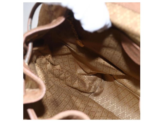 GUCCI Bamboo Backpack Suede Brown Gold 003 2058 0016 - vista 21