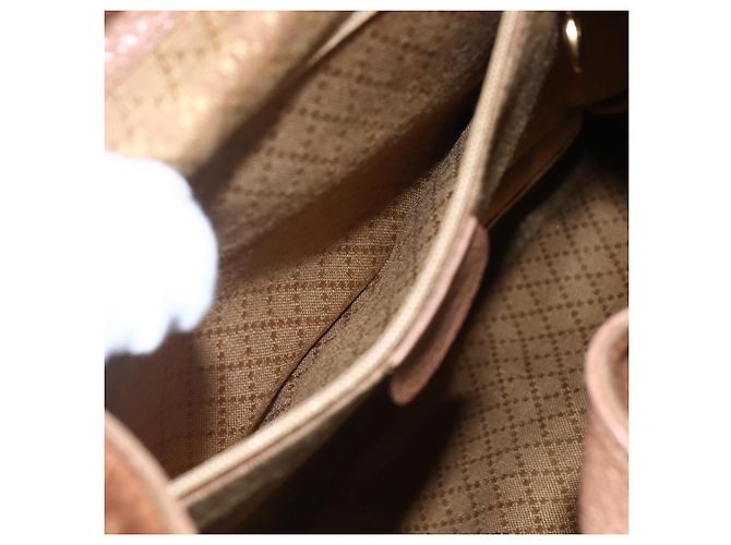 GUCCI Bamboo Backpack Suede Brown Gold 003 2058 0016 - vista 22