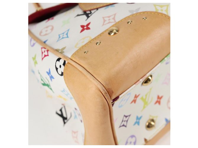 LOUIS VUITTON Monogram Multicolor Beverly GM Hand Bag White M40201 - vista 15