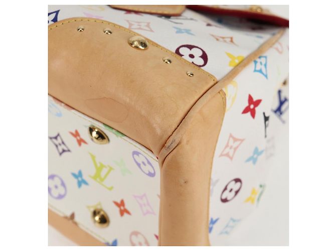 LOUIS VUITTON Monogram Multicolor Beverly GM Hand Bag White M40201 - vista 16