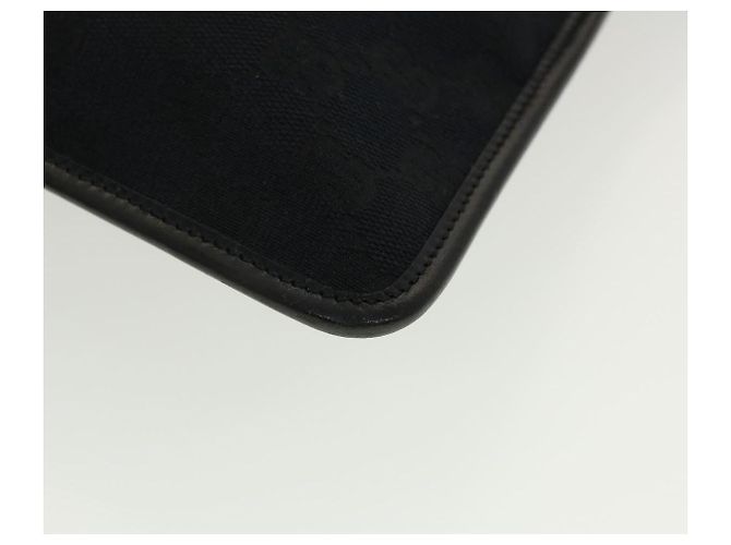 GUCCI GG Canvas Flat Shoulder Bag Black 0348 - vista 14