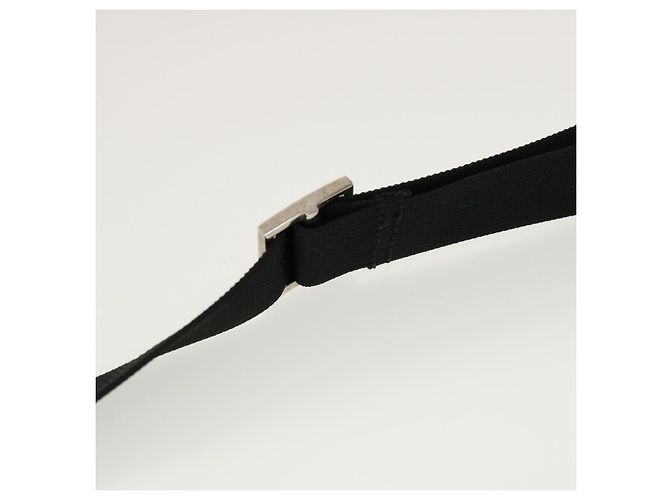 GUCCI GG Canvas Flat Shoulder Bag Black 0348 - vista 8