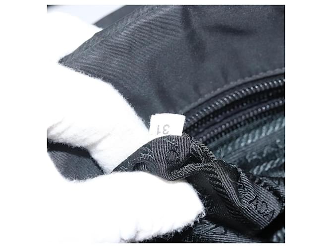 PRADA Hand Bag Nylon Black Silver - vista 10