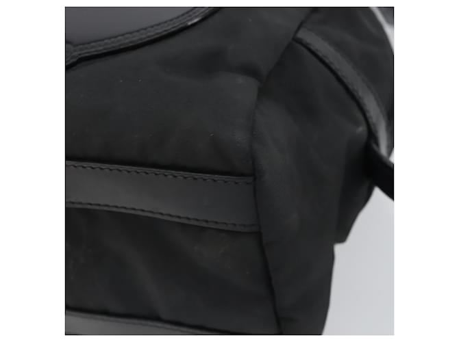 PRADA Hand Bag Nylon Black Silver - vista 15