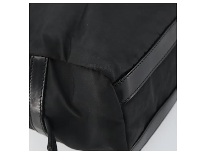PRADA Hand Bag Nylon Black Silver - vista 18