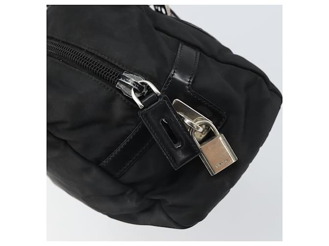 PRADA Hand Bag Nylon Black Silver - vista 20