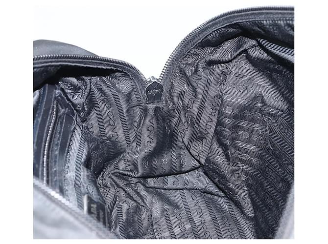 PRADA Hand Bag Nylon Black Silver - vista 23