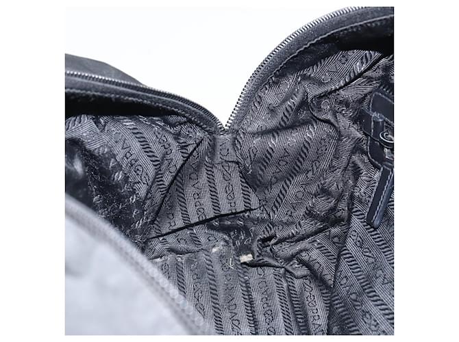 PRADA Hand Bag Nylon Black Silver - vista 24