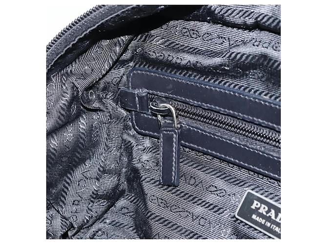 PRADA Hand Bag Nylon Black Silver - vista 25