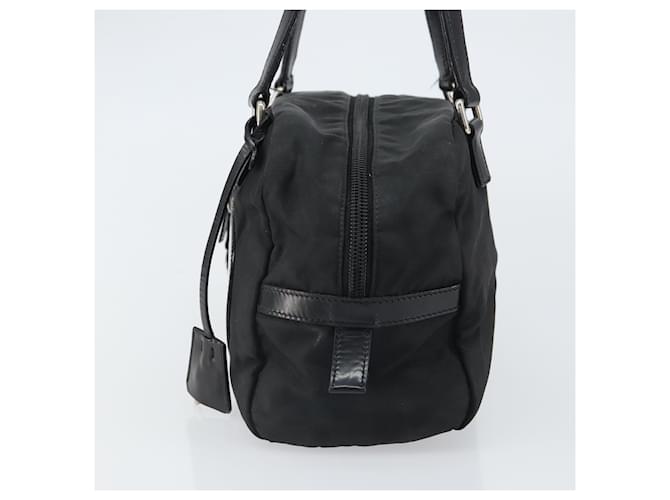 PRADA Hand Bag Nylon Black Silver - vista 3
