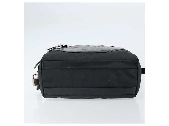 PRADA Hand Bag Nylon Black Silver - vista 5
