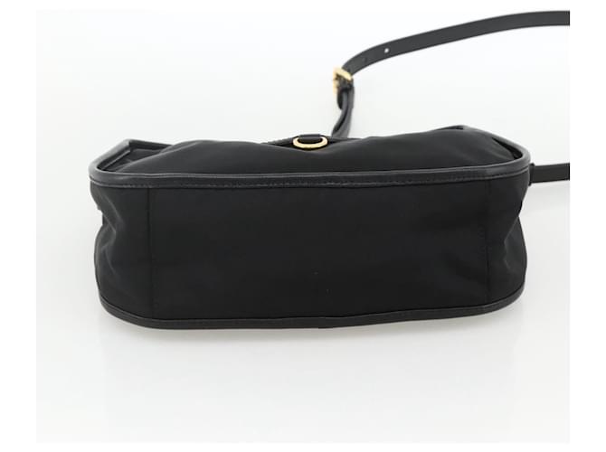 PRADA Hand Bag Nylon 2way Black Gold - vista 11