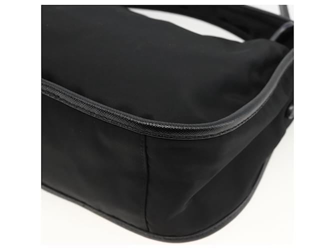 PRADA Hand Bag Nylon 2way Black Gold - vista 14