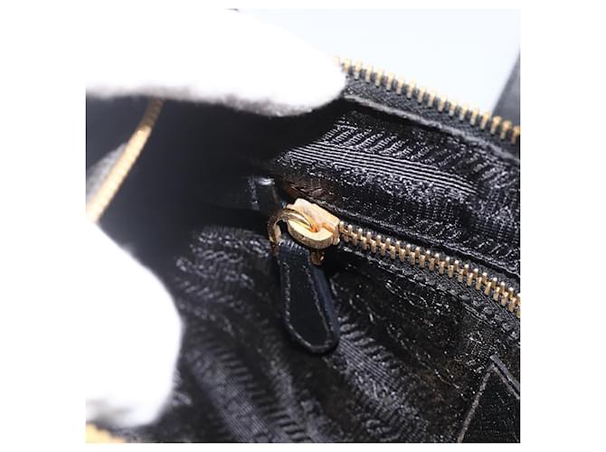 PRADA Hand Bag Nylon 2way Black Gold - vista 22