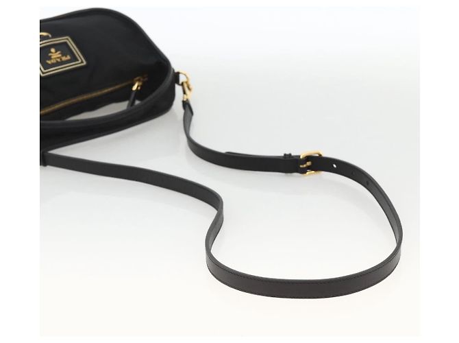 PRADA Hand Bag Nylon 2way Black Gold - vista 9