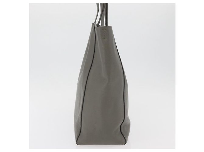 Céline CELINE Cabas Phantom Tote Bag Leather Gray Silver - vista 3