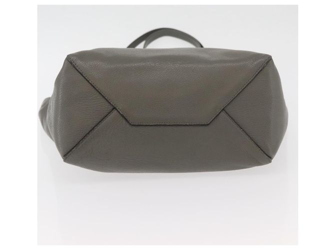 Céline CELINE Cabas Phantom Tote Bag Leather Gray Silver - vista 5