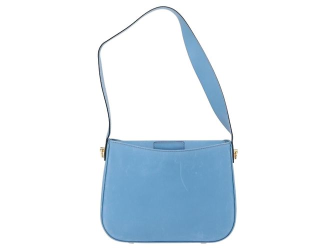 Céline CELINE Shoulder Bag Leather Light Blue Gold - vista 13