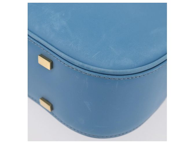 Céline CELINE Shoulder Bag Leather Light Blue Gold - vista 14