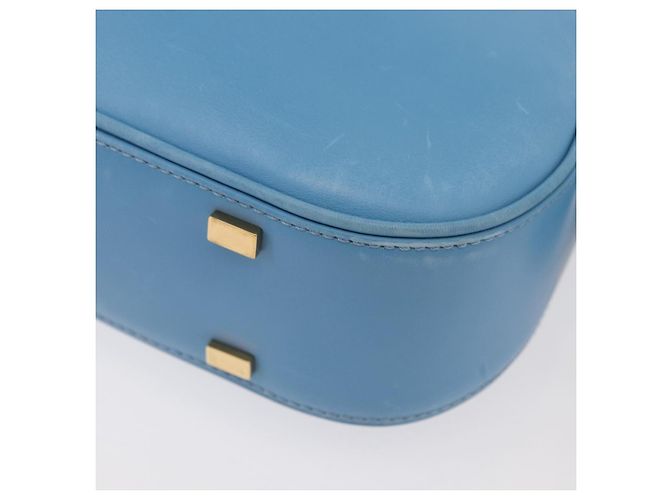 Céline CELINE Shoulder Bag Leather Light Blue Gold - vista 16