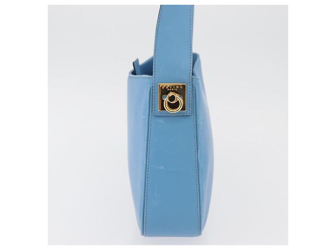 Céline CELINE Shoulder Bag Leather Light Blue Gold - vista 3