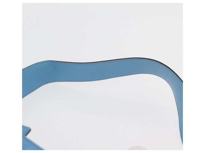 Céline CELINE Shoulder Bag Leather Light Blue Gold - vista 8