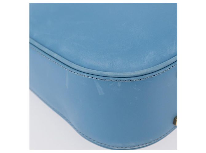 Céline CELINE Shoulder Bag Leather Light Blue Gold - vista 9