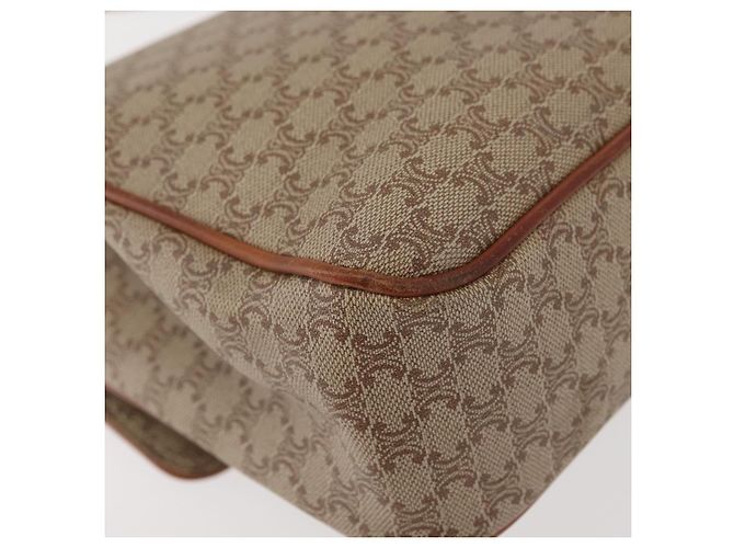 Céline CELINE Macadam Canvas Hand Bag PVC Beige Gold - vista 16