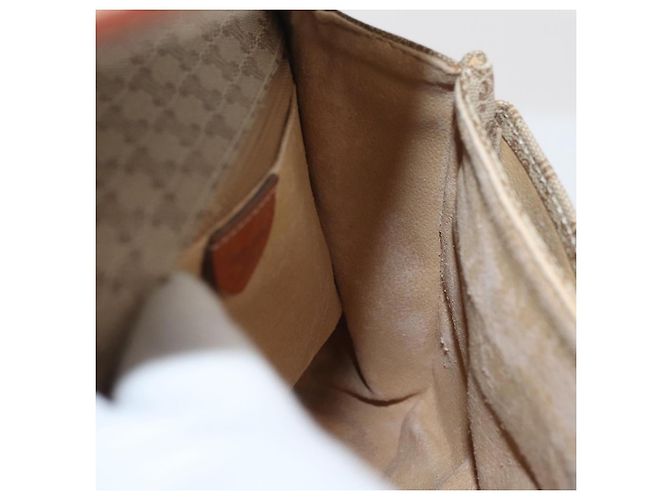 Céline CELINE Macadam Canvas Hand Bag PVC Beige Gold - vista 20